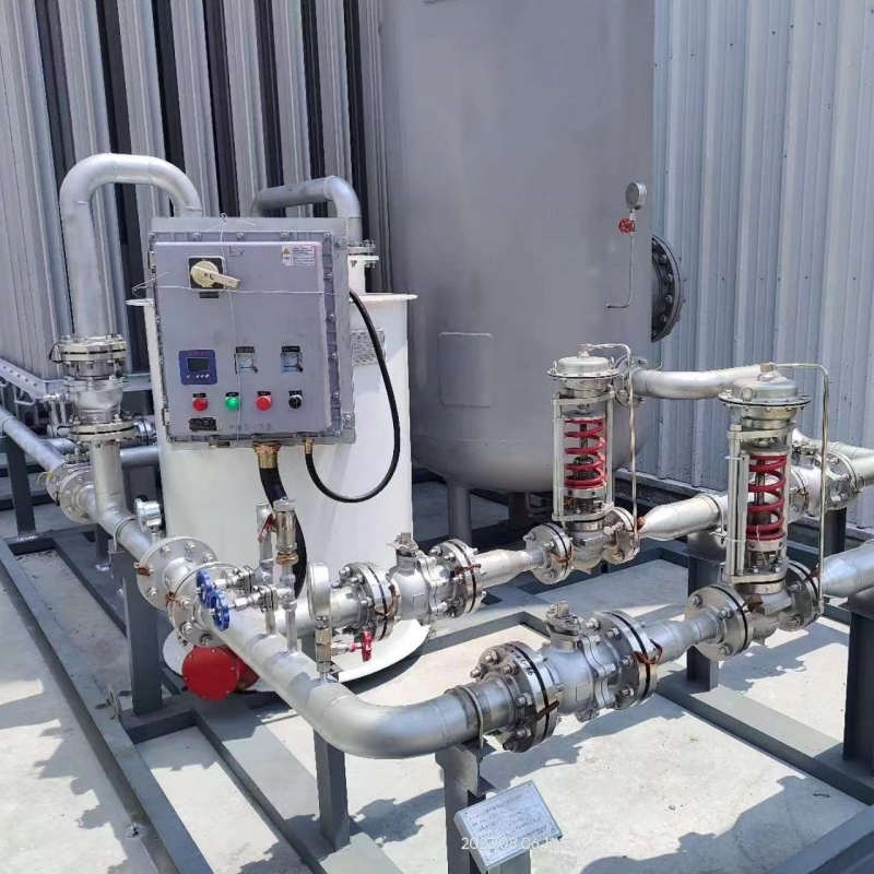 Water Heater for Liquid Carbon Dioxide