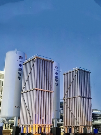 vaporizer.jpg ile sıvı Oksijen tankı