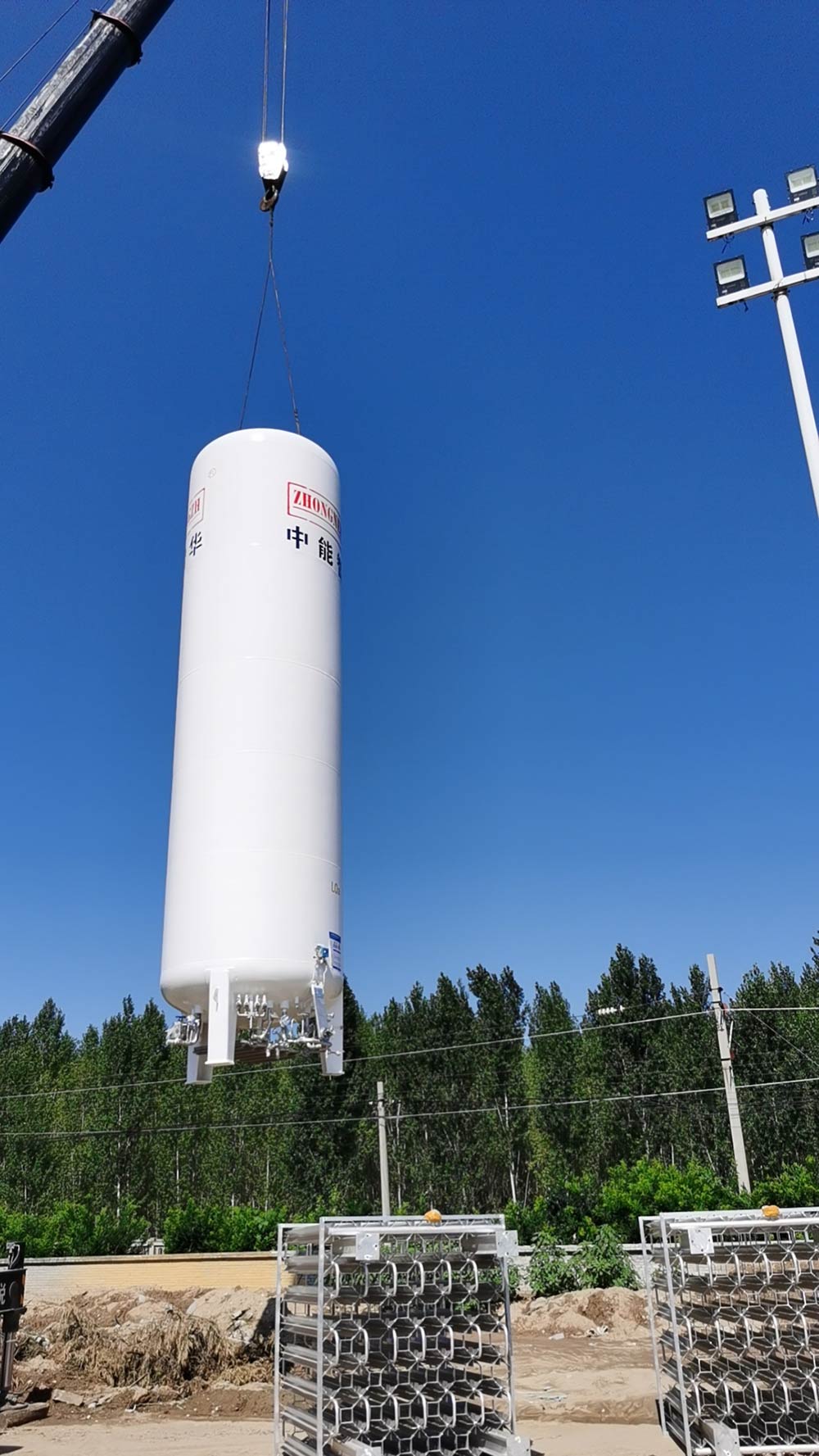 क्रायोजेनिक तरल आर्गन भंडारण टैंक क्रायोजेनिक तरल आर्गन भंडारण टैंक